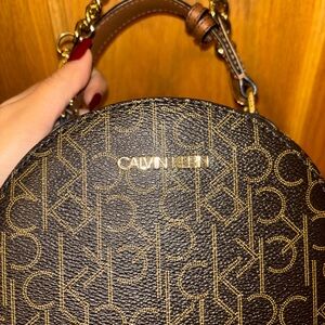 Calvin Klein small, brown purse